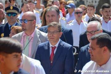 Telde rinde pleitesía a San Miguel en Valsequillo (Foto Francisco Javier Santana y TA)